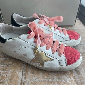 The infamous Golden Goose shoes in size 8. I will not respond to LOW balls!